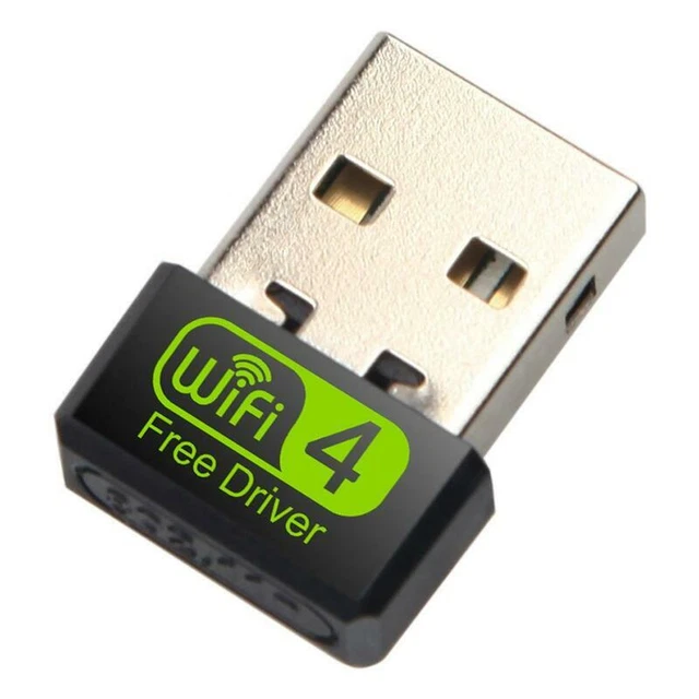 Mini adaptateur WiFi Dongle USB sans pilote 150Mbps carte réseau PC Bureau ordi