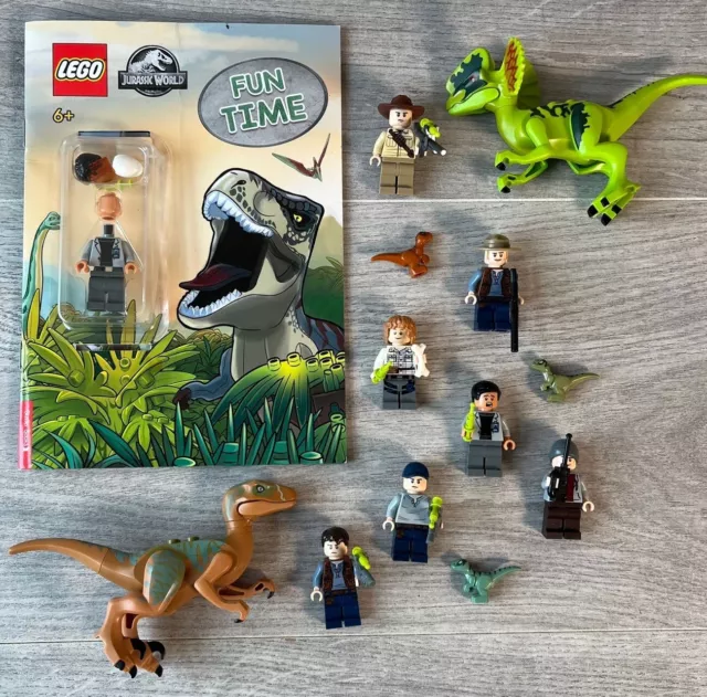 Bundle of  Lego Jurassic World Minifigures & Baby & Large Dinosaurs New & Used