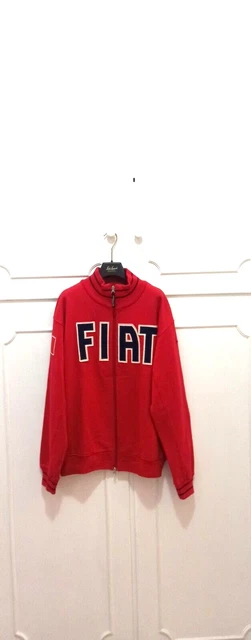 HYDROGEN FELPA ZIP Uomo FIAT Rosso Ricamato Automobile Italia Vintage Taglia XL EUR 49 99 PicClick IT