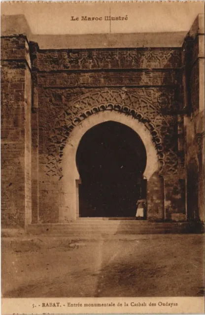 CPA AK MAROC RABAT Entrée monumentale de la Casbah des Oudayas (31454)