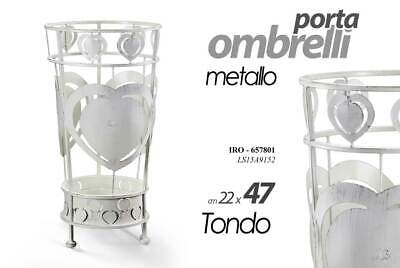 bianco antico colore PORTAOMBRELLI LUCA in metallo 