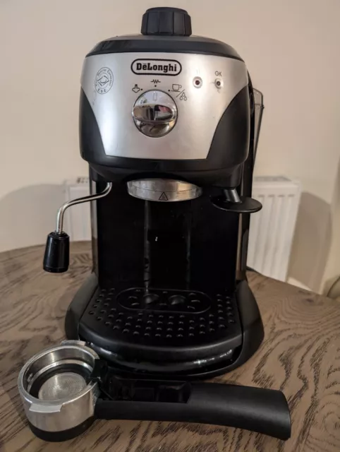 DELONGHI MOTIVO ESPRESSO and Cappuccino Machine ECC220.B black silver 69.99 PicClick UK