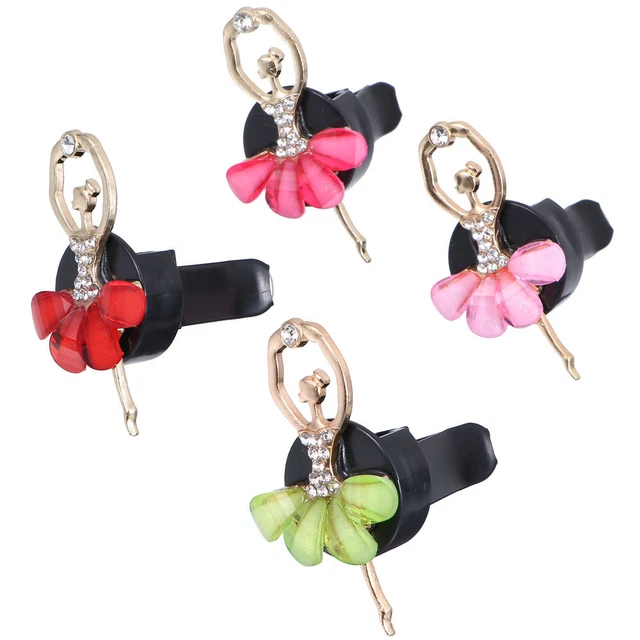 4 pz clip profumo presa aria metallo auto clip sfiato aria clip diffusore aroma automatico