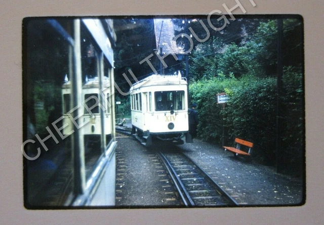 Original '61 Kodachrome Slides Linz Austria XIV 14 Trolley Car    20Z22