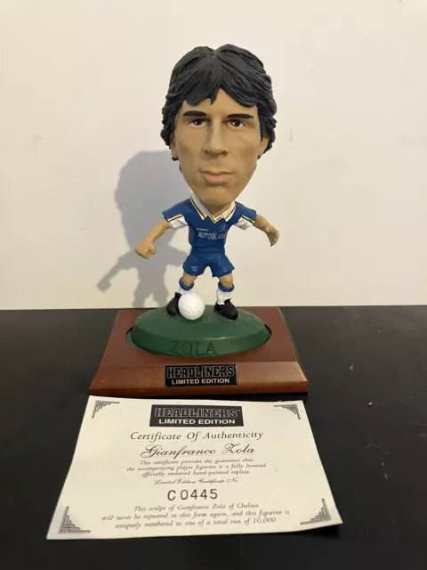 Chelsea Football Club Zola Headliners Limited Edition Figure