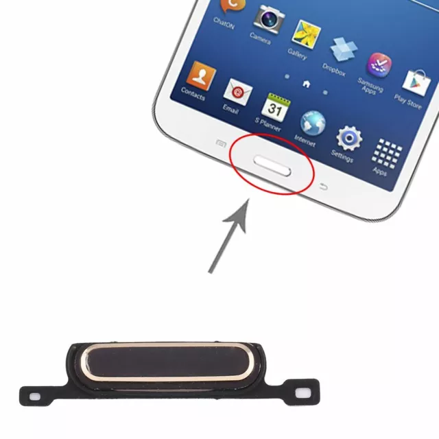 Home Key für Samsung Galaxy Tab 3 8.0 T310/T311/T315 Schwarz Button Taste Ersatz