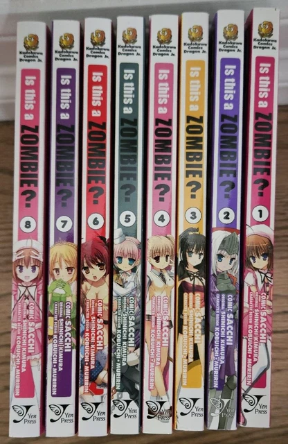 Is this a Zombie? Manga English Complete Set Volumes 1-8 Yen Press 3