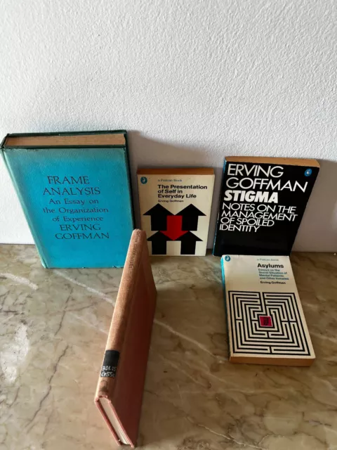 5 Books by Erving Goffman incl. 2 Hardcover Books on DISCOUNT SALE 2