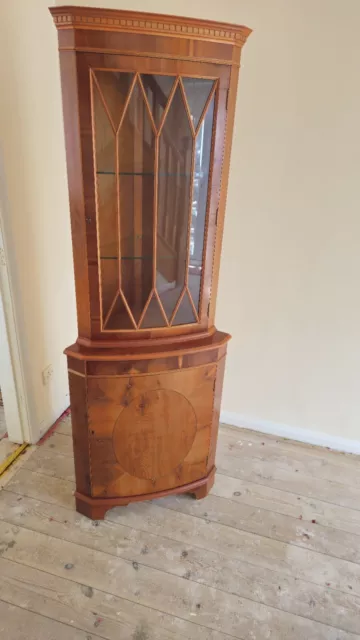 Bevan Funnell Reprodux Corner Cocktail Drinks Cabinet