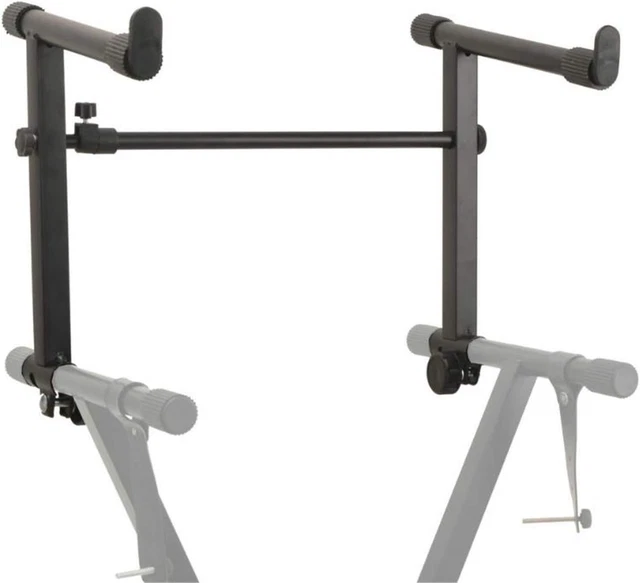 Keyboard Stand Extension Adapter for X-Style Keyboard Stand, 2 Tier Keyboard Sta