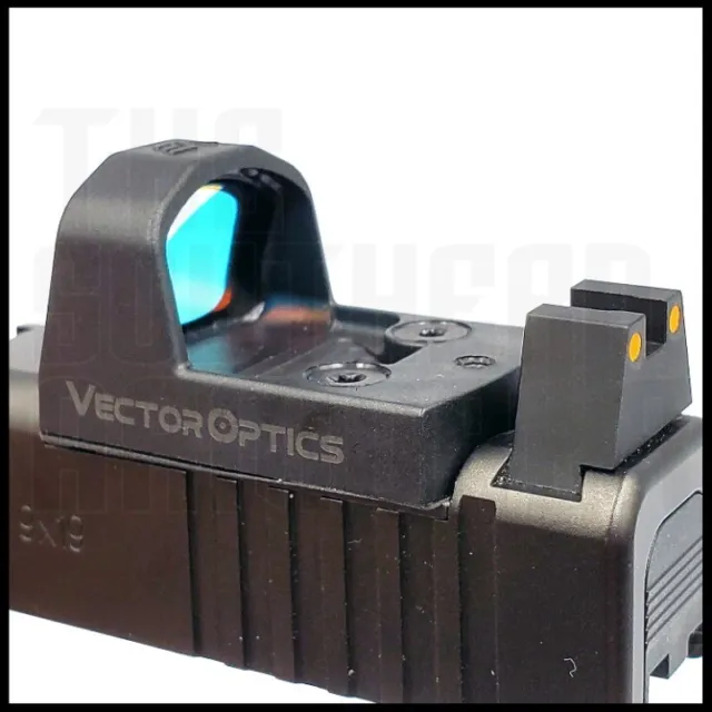 VECTOR OPTICS MICRO RED DOT SIGHT FOR GLOCK 48 MOS 43X MOS RMSc FOOTPRINT SHIELD