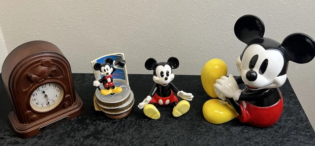 VTG Disney Schmid Mickey Mouse Music Box’s & Seiko Clock Lot Untested VTG Disney Schmid Mickey Mouse Music Box’s & Seiko Clock Lot Untested