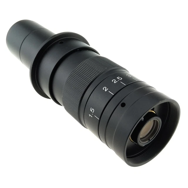 Video Zoom Lens 0.7X-4.5X Industrial Microscope Camera Inspection 0.5X C-mount