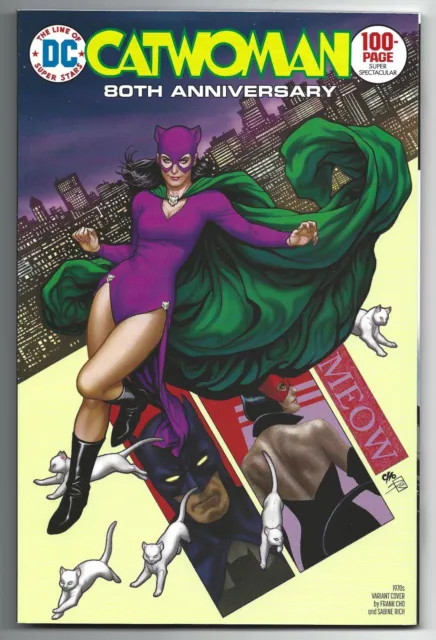 Catwoman 80th Anniversary Super Spectacular #1 2020 Frank Cho 1970s Variant DC
