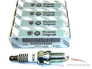 Kit 4 Candele Originali Alfa Mito Giulietta Fiat Bravo Punto 1.4 Tb Ngk Ikr9F8