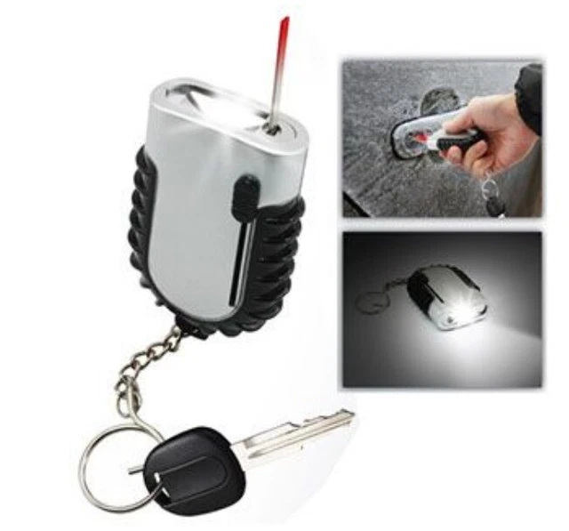 DEICER LOCK & Torch Keyring Hot Key DeIcer Car Door Padlock Defroster