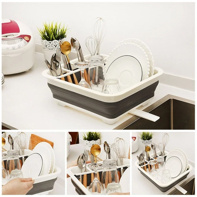 BOATS RV CARAVAN Camper Car Sink Design Dish Rack Tableware Rack Bowl ...
