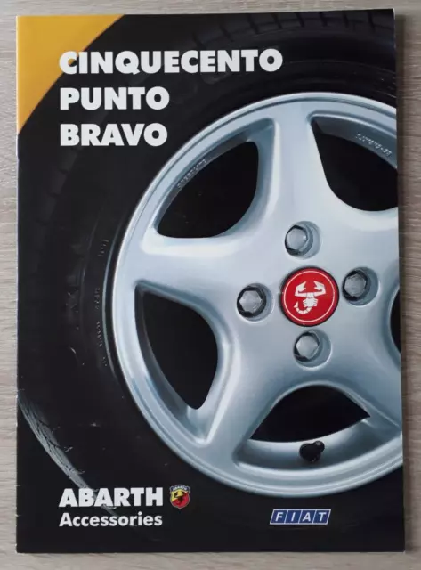 Fiat Abarth Accessories Brochure 1996 - Cinquecento Punto Bravo