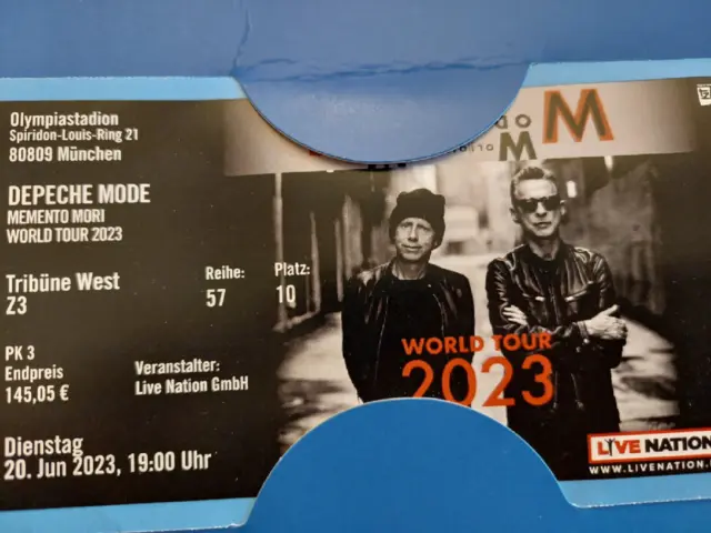 depeche mode 2023 tickets muenchen Sitzplatz