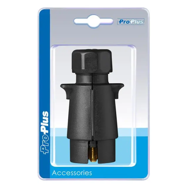 ProPlus Stecker 7-polig PVC mit Flachsteckeranschluss im Blister