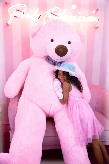 5ft Pink Giant Teddy Bear - USA SELLER