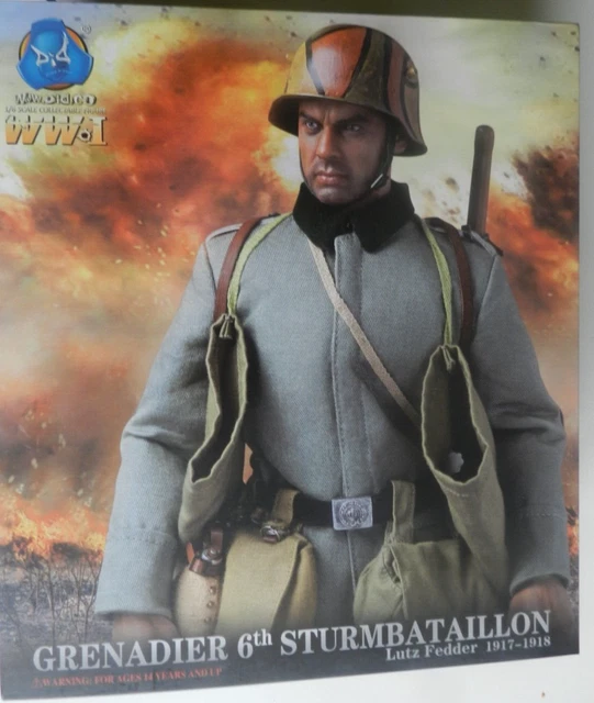 1/6 SCALE DID Ww1 German Infantry Grenadier 6Th Sturmbataillon 1918 ...