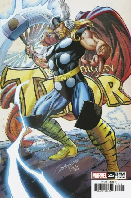 Thor #25 JS Campbell Variant Banner of War Cates Marvel Comics 1st Print 2022 NM