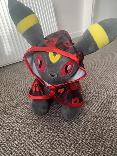 Pokemon Umbreon Costruisci un orso peluche giocattolo morbido con dormiente originale Capo Ex. Con