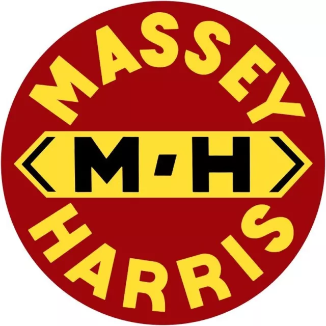 Massey Harris, MH Tractors NEW Metal Sign: 14" Dia. Steel Round Style