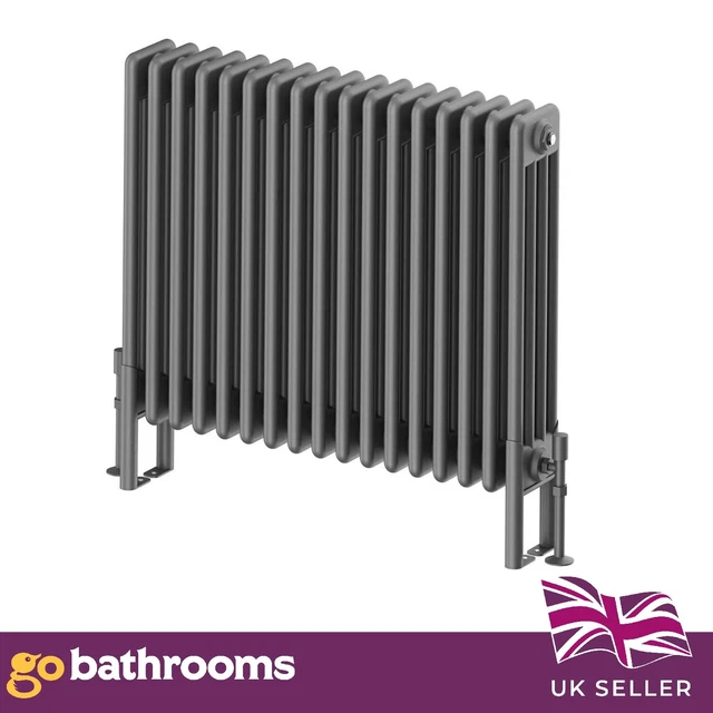 TRADITIONAL RADIATOR CAST Iron Effect Quadruple Column Anthracite Grey