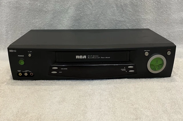 RCA VCR 4 Head VHS Player Video Cassette Recorder VR705HF Hi-Fi Tested ...