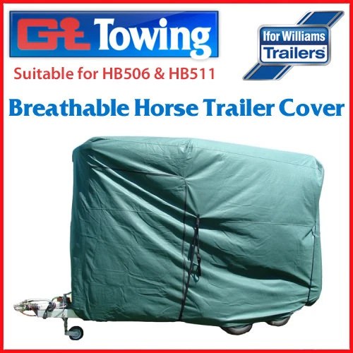 IFOR WILLIAMS HB506 & HB511 Horse Trailer Box Full Cover w/ Hitch Cover