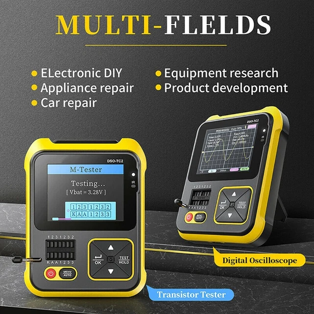 Hohe Qualität Werkstatt Draußen DSO-TC2 Tester LCR-Meter Transistortestgerät
