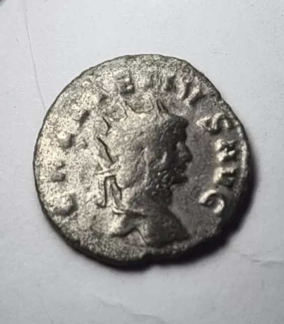 RARE Gallienus 262AD * Authentic Ancient Roman Denarius Coin