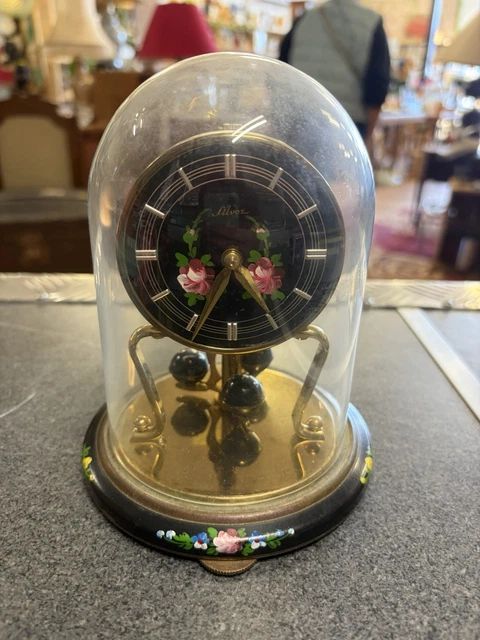 Réveil mécanique vintage Smiths De Luxe 8 jours fonctionnant