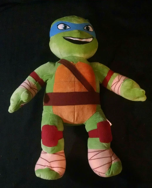 BUILD A BEAR TMNT Teenage Mutant Ninja Turtles Leonardo 18" Plush Toy