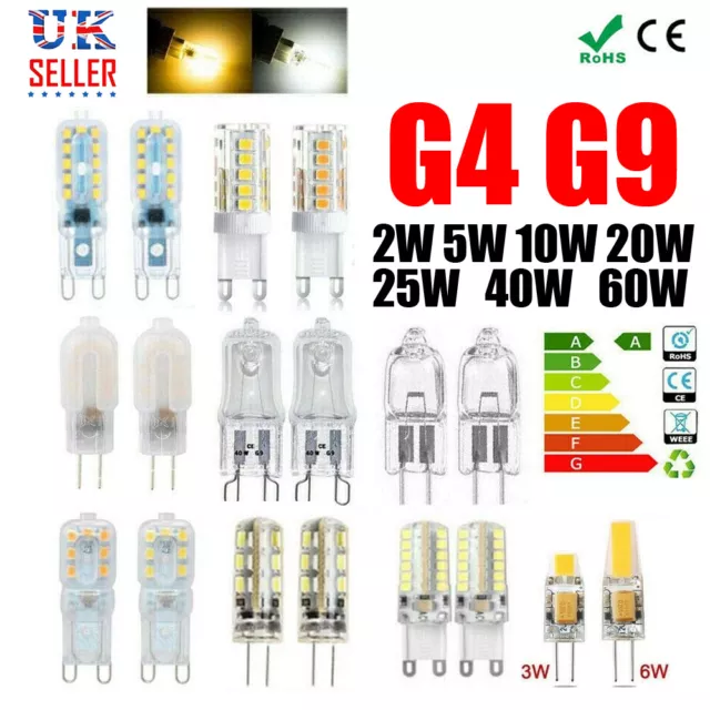 G4 G9 LED Glühbirne Kapsel Licht 5/10/25/40/60W Halogenlampen ersetzen Energie sparen