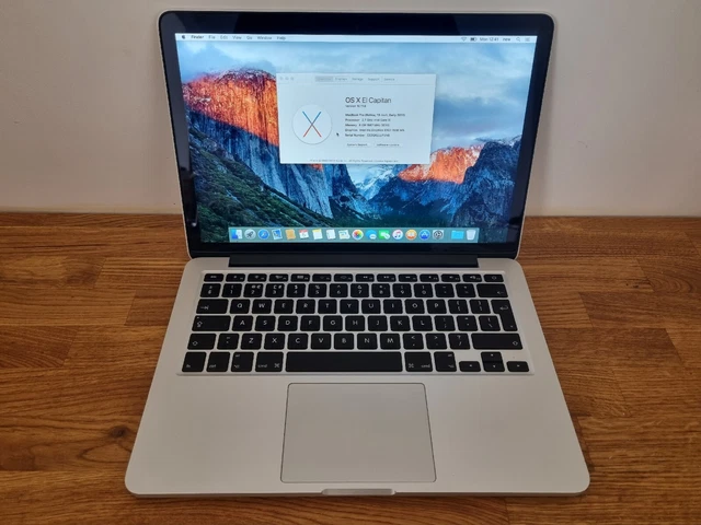 APPLE MACBOOK PRO 13 POLLICI RETINA i5 2,7 GHz | 8 GB RAM | 256 GB | INIZIO 2015 |