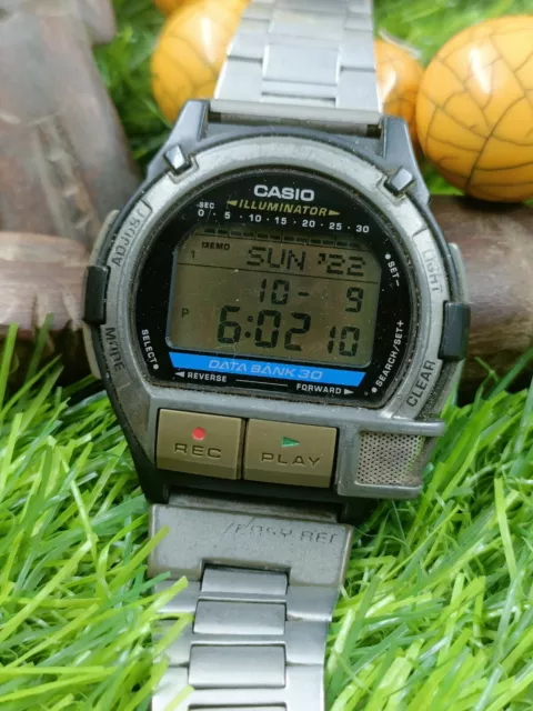CASIO ILLUMINATOR DATA Bank 30 Rare Vintage Men s Db V30 Digital
