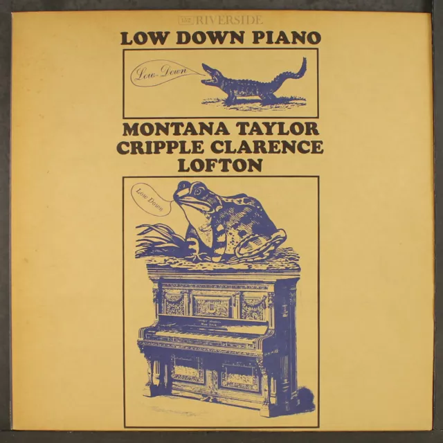 Montana Taylor : Bas Down Piano Riverside 12 " LP 33 RPM
