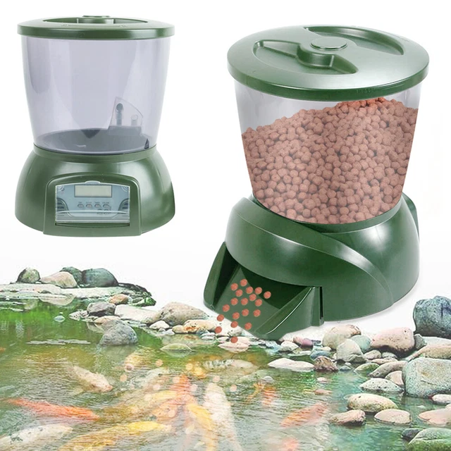 Intelligent Automatic Fish Feeder for Koi and Goldfish