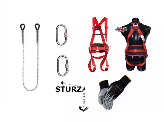 SET Sicherheitsgurt + Seil 1,5m professionelle Kletterausrüstung Baumpflege