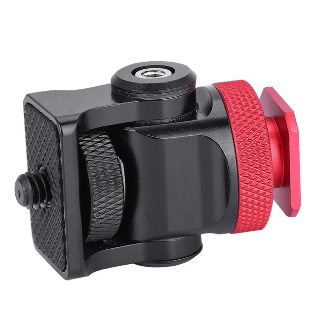 (Rosso) fotocamera supporto scarpe calde montaggio flash fotocamera multifunzione