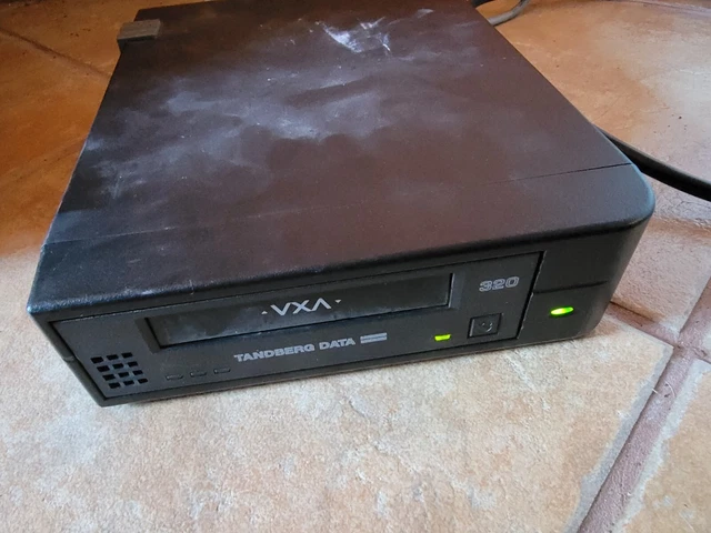 Tandberg Data VXA-320 Firewire800 External Tape Drive With Power Cord