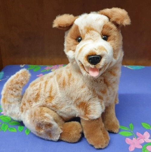 Bocchetta Plush Red Heeler Stuffed Toy SITTING 25CM PLUSH
