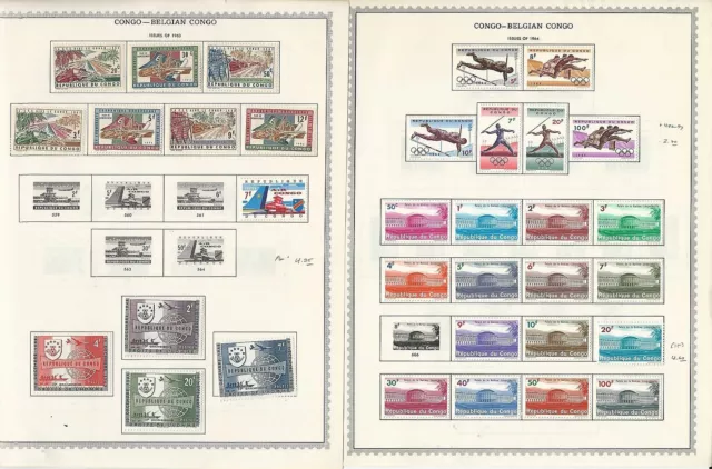 Congo Collection 1960-1965 on Minkus Pages, Mint Sets, 8 Pages 3