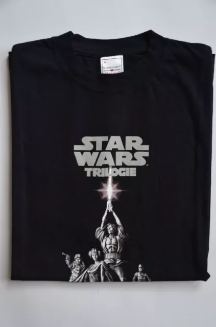 Star Wars Trilogie 2004 Merchandise Promotion T-Shirt - Gr. M schwarz neuwertig 2