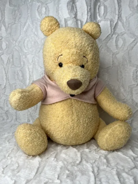 Walt Disney Co. Large 15” Classic Winnie The Pooh RARE JOINTED Plush with Jacket