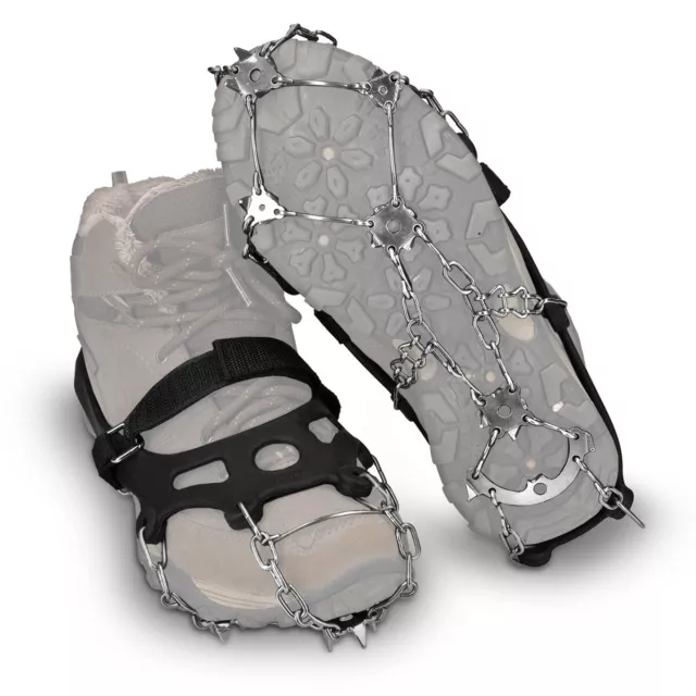 TRIWONDER Crampons Antidérapants sur Chaussures 10 Clous à Neige