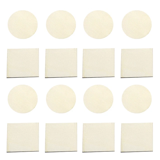 100 Pcs DIY Graffiti Wood Disc Wooden Gift Tag Craft Rounds Decorations